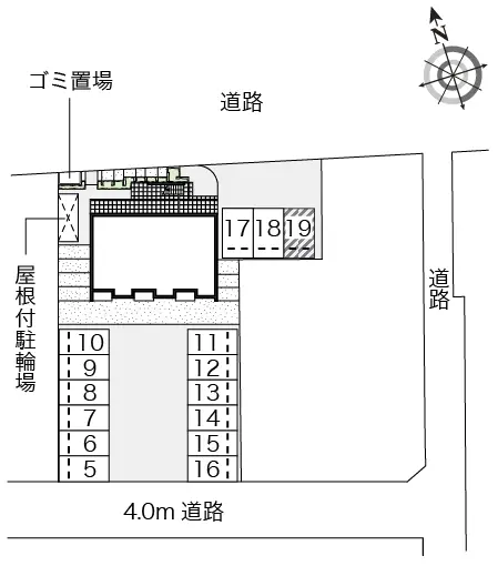 草加市吉町４丁目 月極駐車場